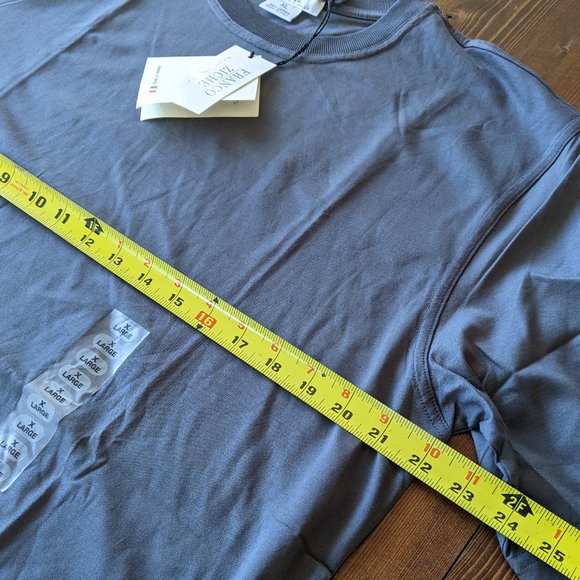 NWT Man's Franco Ziche Charcoal Made in Italy Short Sleeve Tee - XL 432359 - Picture 15 of 15